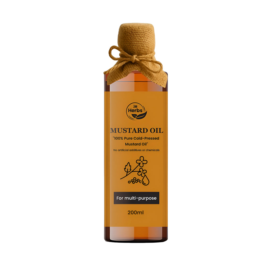 IM Herbs 100% Pure Cold-Pressed Mustard Oil