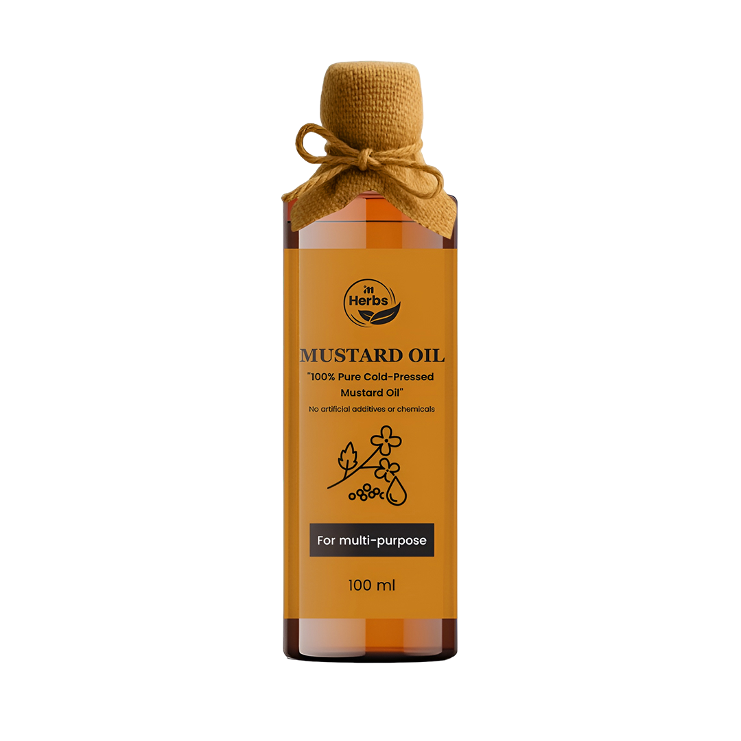 IM Herbs 100% Pure Cold-Pressed Mustard Oil